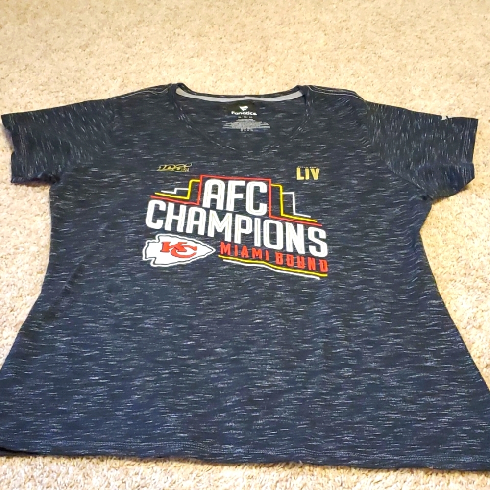 Fanatics KC AFC  Champions shirt
